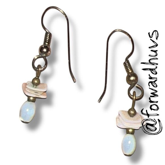 No Brand Jewelry - Bundle Sale 3 for $15 | Mother of Pearl & Shell Chip Dangle Earrings